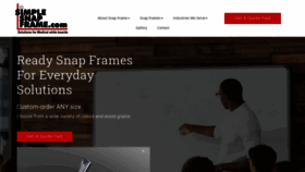 What Simplesnapframe.com website looked like in 2020 (3 years ago)