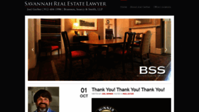 What Savannahrealestatelawyer.com website looked like in 2020 (3 years ago)