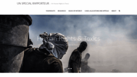 What Srtoxics.org website looked like in 2020 (4 years ago)