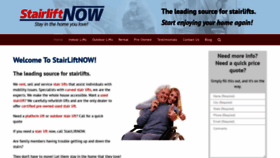 What Stairliftnow.com website looked like in 2020 (3 years ago)