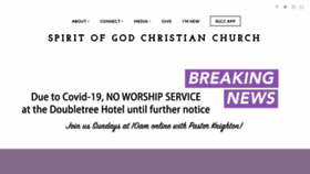 What Spiritofgodcc.org website looked like in 2020 (3 years ago)