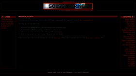 What Solsector.net website looked like in 2020 (3 years ago)