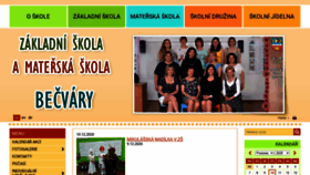 What Skola-becvary.cz website looked like in 2020 (3 years ago)