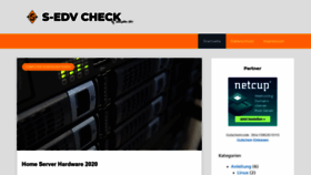 What S-edv.com website looked like in 2020 (4 years ago)