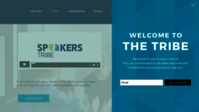 What Speakerstribe.com.au website looked like in 2020 (3 years ago)