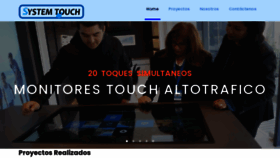 What Systemtouch.cl website looked like in 2020 (4 years ago)
