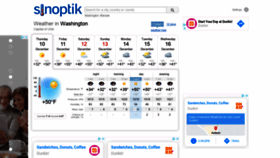 What Sinoptik.pl website looked like in 2020 (3 years ago)