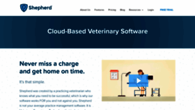 What Shepherdapp.com website looked like in 2020 (3 years ago)
