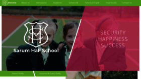 What Sarumhallschool.co.uk website looked like in 2020 (3 years ago)