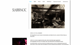 What Slabbinck.de website looked like in 2020 (3 years ago)
