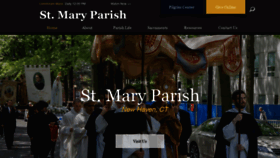 What Stmarysnewhaven.org website looked like in 2020 (3 years ago)
