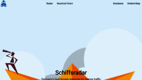 What Schiffsradar.net website looked like in 2020 (3 years ago)