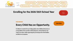What Stalbanschildcare.org website looked like in 2020 (3 years ago)
