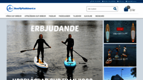 What Standuppaddleboard.se website looked like in 2020 (3 years ago)