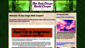 What Sandiegoreikicorps.org website looked like in 2020 (3 years ago)