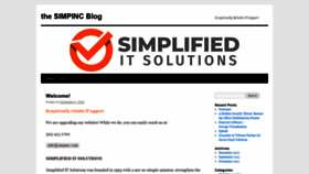 What Simpinc.com website looked like in 2020 (3 years ago)