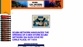 What Scubalongisland.com website looked like in 2020 (4 years ago)