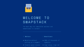 What Swapstack.co website looked like in 2020 (3 years ago)