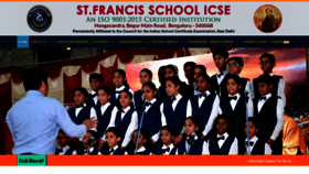 What Stfrancisicseschool.com website looked like in 2020 (3 years ago)