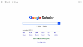 What Scholar.google.cl website looked like in 2020 (3 years ago)