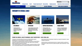 What Stenaline.pl website looked like in 2020 (3 years ago)