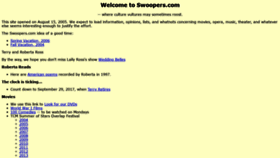 What Swoopers.com website looked like in 2020 (3 years ago)
