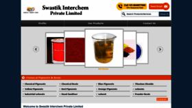 What Swastikinterchem.net website looked like in 2020 (3 years ago)