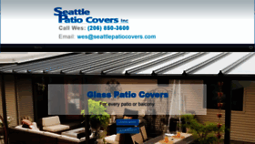 What Seattlepatiocovers.com website looked like in 2020 (3 years ago)