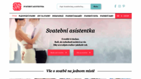 What Svatebniasistentka.cz website looked like in 2020 (3 years ago)