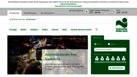 What Stadtwerke-hamm.de website looked like in 2020 (4 years ago)