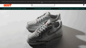 What Sizeofficial.es website looked like in 2020 (3 years ago)