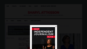 What Sharylattkisson.com website looked like in 2020 (3 years ago)