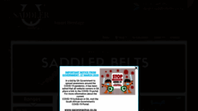 What Saddlerbelts.co.za website looked like in 2020 (3 years ago)