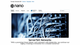What Servertell.net website looked like in 2020 (3 years ago)
