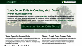 What Soccerxpert.com website looked like in 2020 (3 years ago)