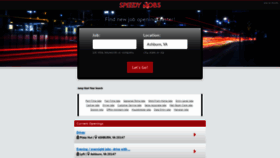 What Speedyjobs.com website looked like in 2020 (3 years ago)