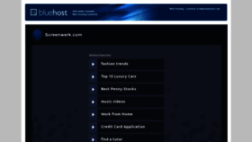 What Screenwerk.com website looked like in 2020 (3 years ago)