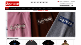 What Supremeclothings.com website looked like in 2020 (3 years ago)