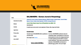 What Salamandra-journal.com website looked like in 2020 (3 years ago)