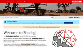 What Sherlog.msf.org website looked like in 2020 (3 years ago)