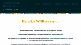 What Stickereiblumer.ch website looked like in 2020 (3 years ago)