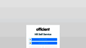 What Selfservice.officient.io website looked like in 2020 (3 years ago)