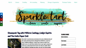 What Sparkletart.com website looked like in 2020 (3 years ago)