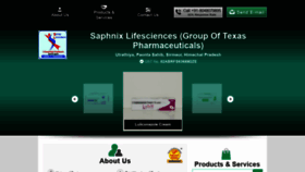 What Saphnixlifesciences.in website looked like in 2020 (3 years ago)