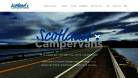 What Scotlandcampervans.com website looked like in 2020 (3 years ago)