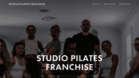 What Studiopilatesfranchise.com website looked like in 2020 (3 years ago)