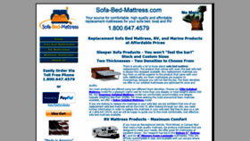 What Sofa-bed-mattress.com website looked like in 2020 (3 years ago)