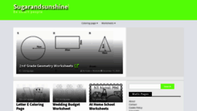 What Sugarandsunshinebakery.com website looked like in 2020 (3 years ago)