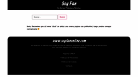 What Soyfanonline.com website looked like in 2020 (3 years ago)