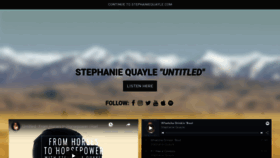 What Stephaniequayle.com website looked like in 2020 (3 years ago)